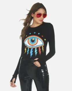 Cheap Rainbow Lightning Eye Fitted Thermal | Mckinley X By Women Long Sleeve
