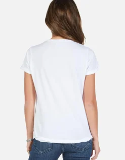 Fashion Rainbow Love Vintage Roll Up Sleeve Tee | Edda By Women Short Sleeve