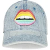 Discount Rainbow Mouth Patch Hat In | Reina By Hats
