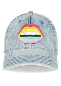 Discount Rainbow Mouth Patch Hat In | Reina By Hats