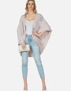 Clearance Rainbow Outline Stars Cardigan Wrap | Isla By Women Sweaters & Knits