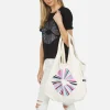 Fashion Rainbow Ray Lip Canvas Tote Bag | Taylor By Bags