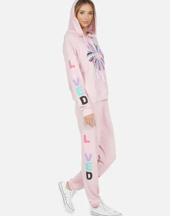 Best Rainbow Ray Lip Pullover Hoodie | Annalia By Women Hoodies
