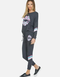 Best Rainbow Ray Lip Raglan Pullover | Everly By Women Long Sleeve