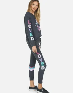 Best Rainbow Ray Lip Raglan Pullover | Everly By Women Long Sleeve