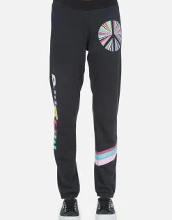 Online Rainbow Ray Peace Boyfriend Sweatpant | Gia By Women Long Sweatpants