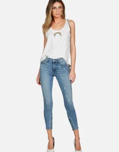 Store Rainbow Skull Cloud Tank Tee | Magnolia By Women Tanks