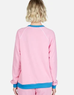 Best Rainbow Stripe Star L/S Raglan Pullover | Raelynn By Women Long Sleeve