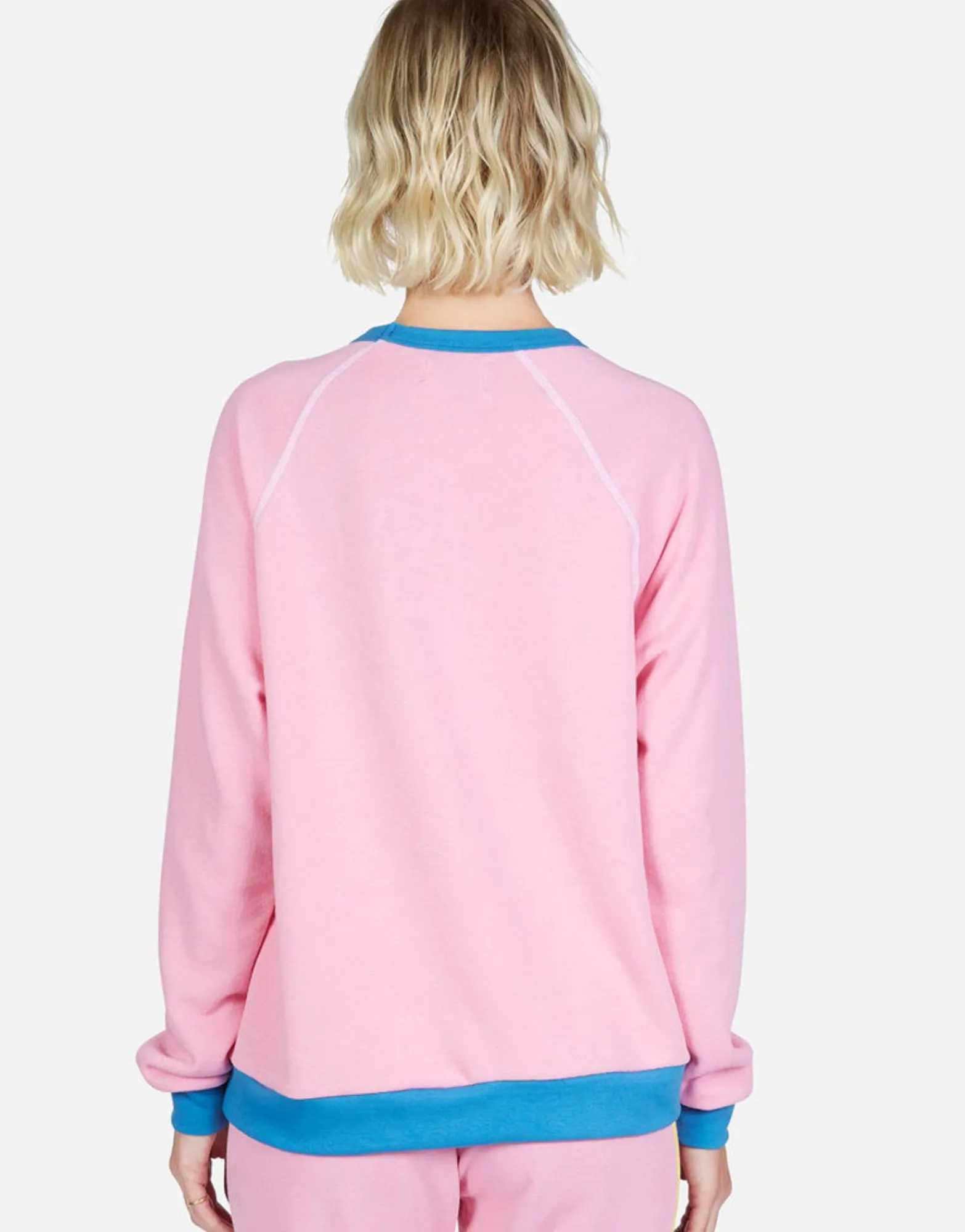 Best Rainbow Stripe Star L/S Raglan Pullover | Raelynn By Women Long Sleeve
