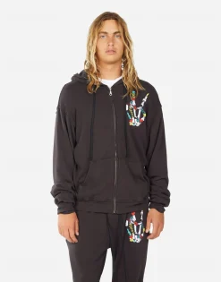 Fashion Ramirez Color Elements Skeleton Peace Men Hoodies