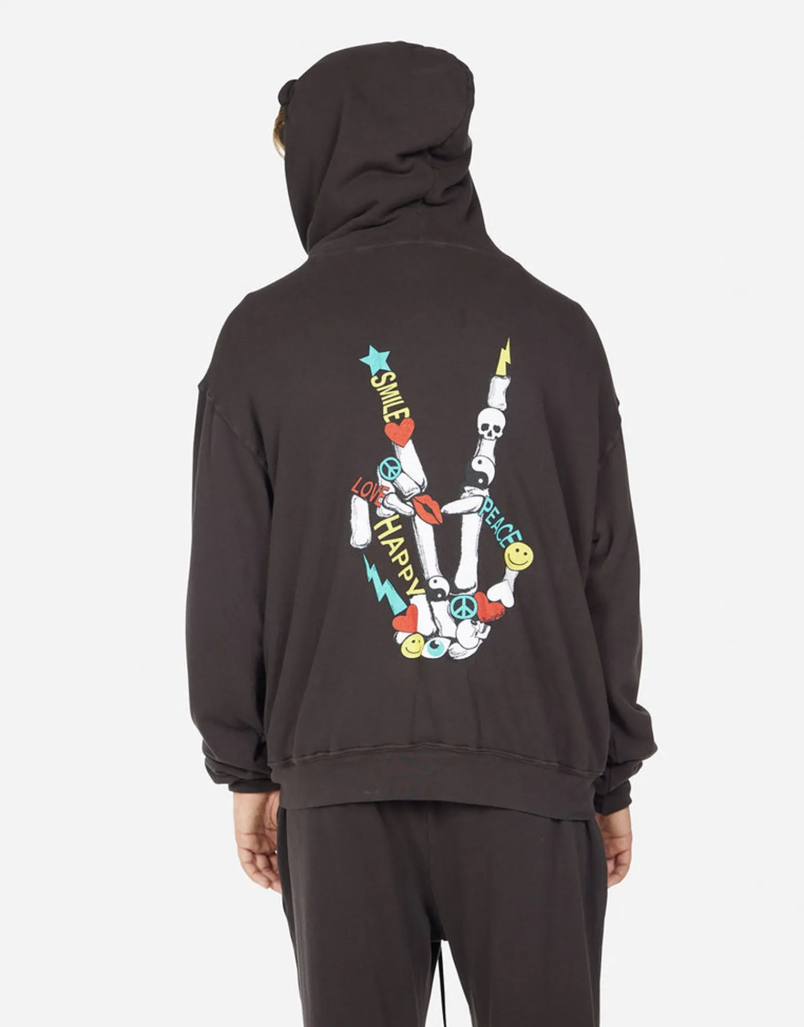 Fashion Ramirez Color Elements Skeleton Peace Men Hoodies