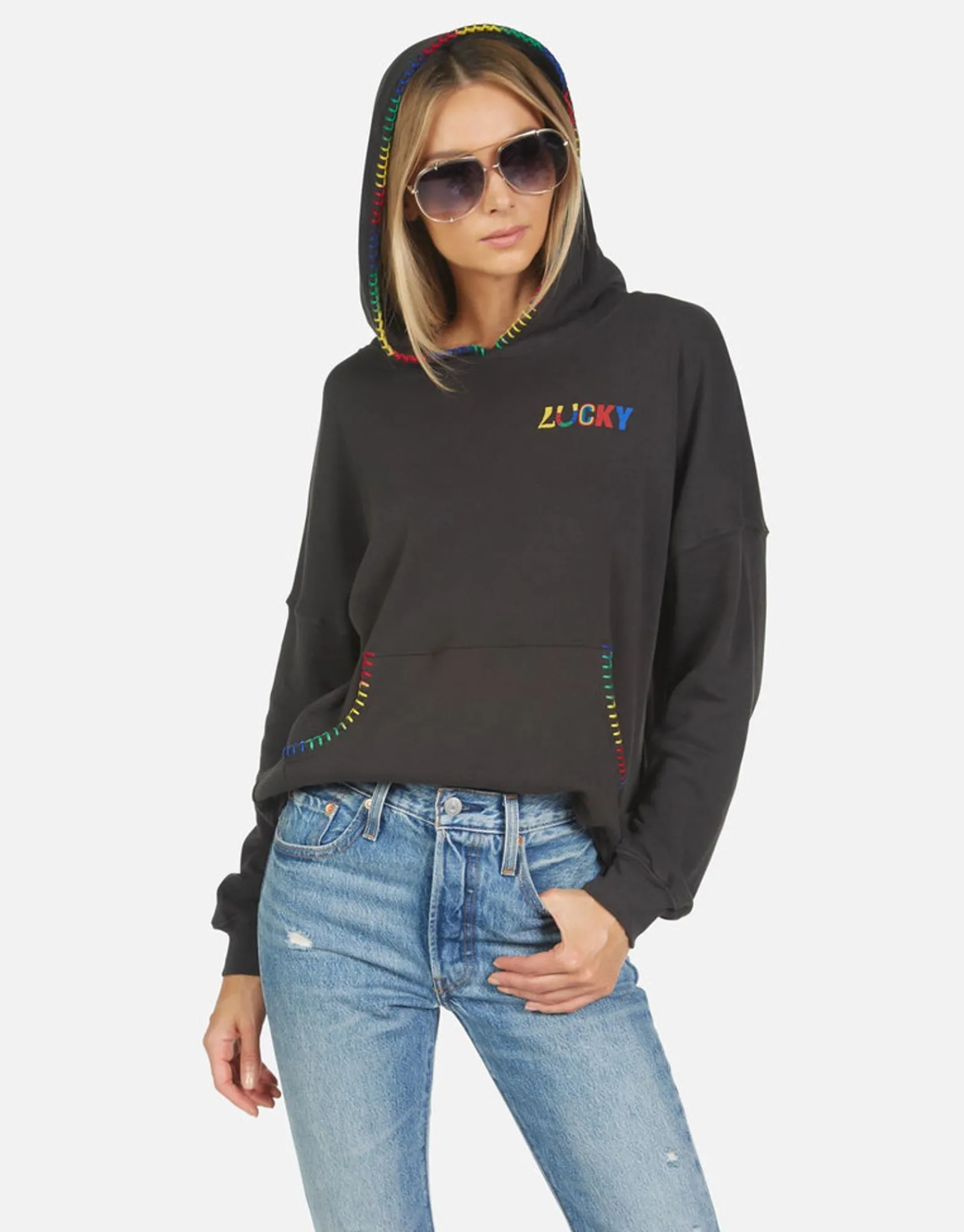 Store Raya Lucky Happy Face Women Hoodies
