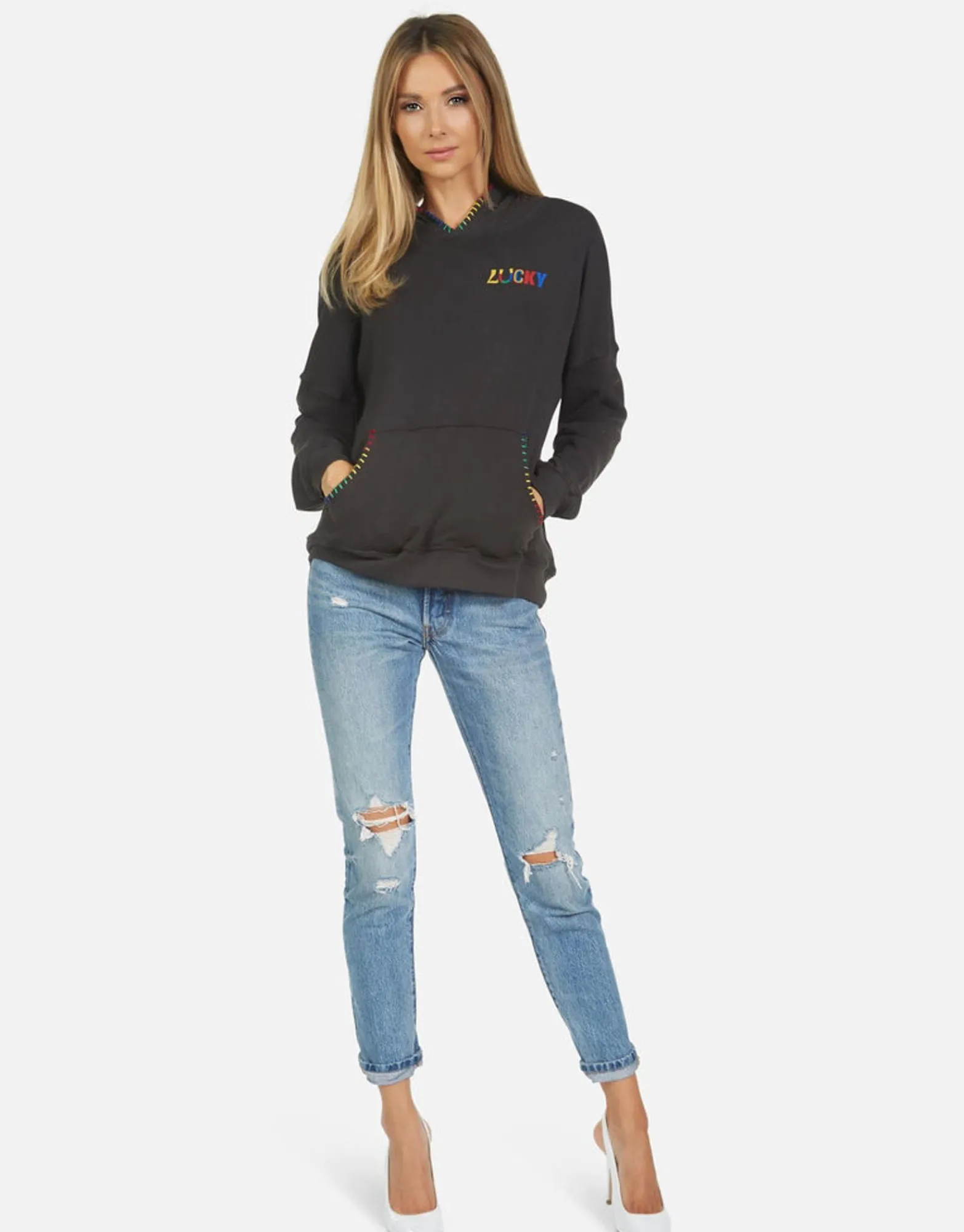 Store Raya Lucky Happy Face Women Hoodies