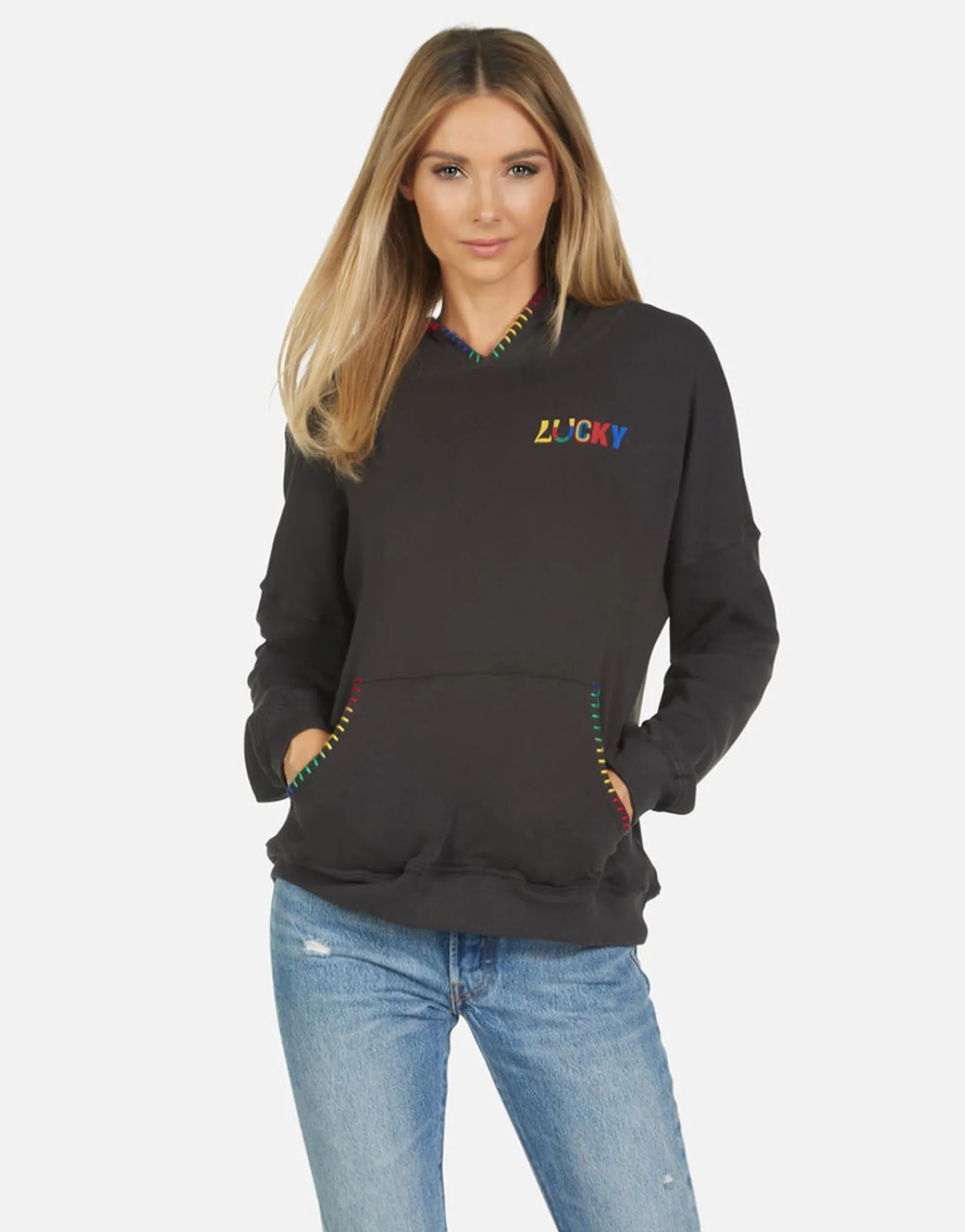 Store Raya Lucky Happy Face Women Hoodies