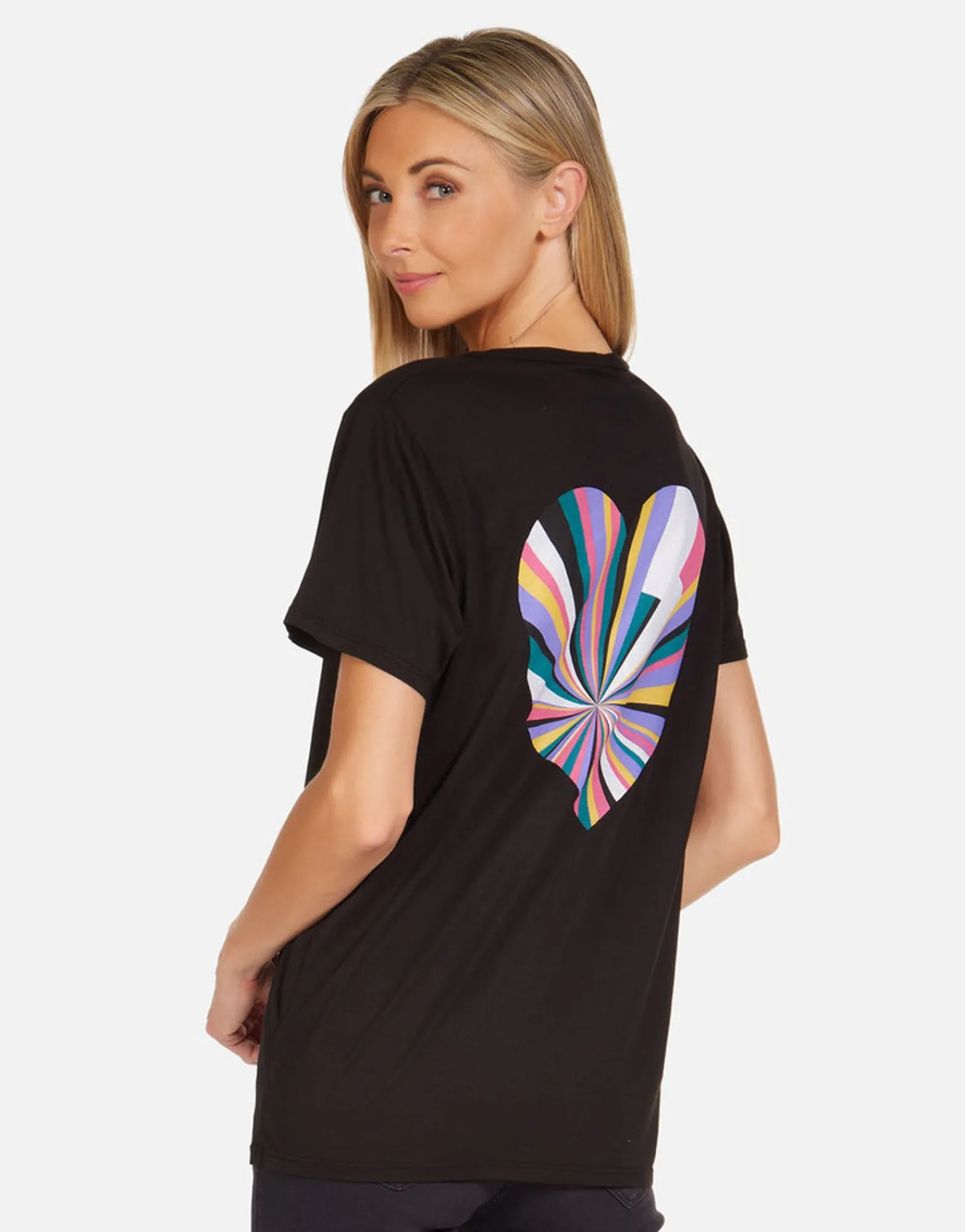 Outlet Rays Of Love Vintage Boyfriend Tee | Wolf By Women Short Sleeve