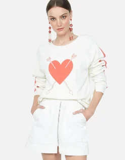 Clearance Red Arrow Rose L/S Women'S Pullover | Sia By Women Long Sleeve