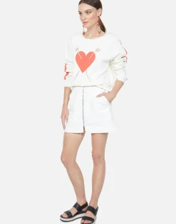 Clearance Red Arrow Rose L/S Women'S Pullover | Sia By Women Long Sleeve