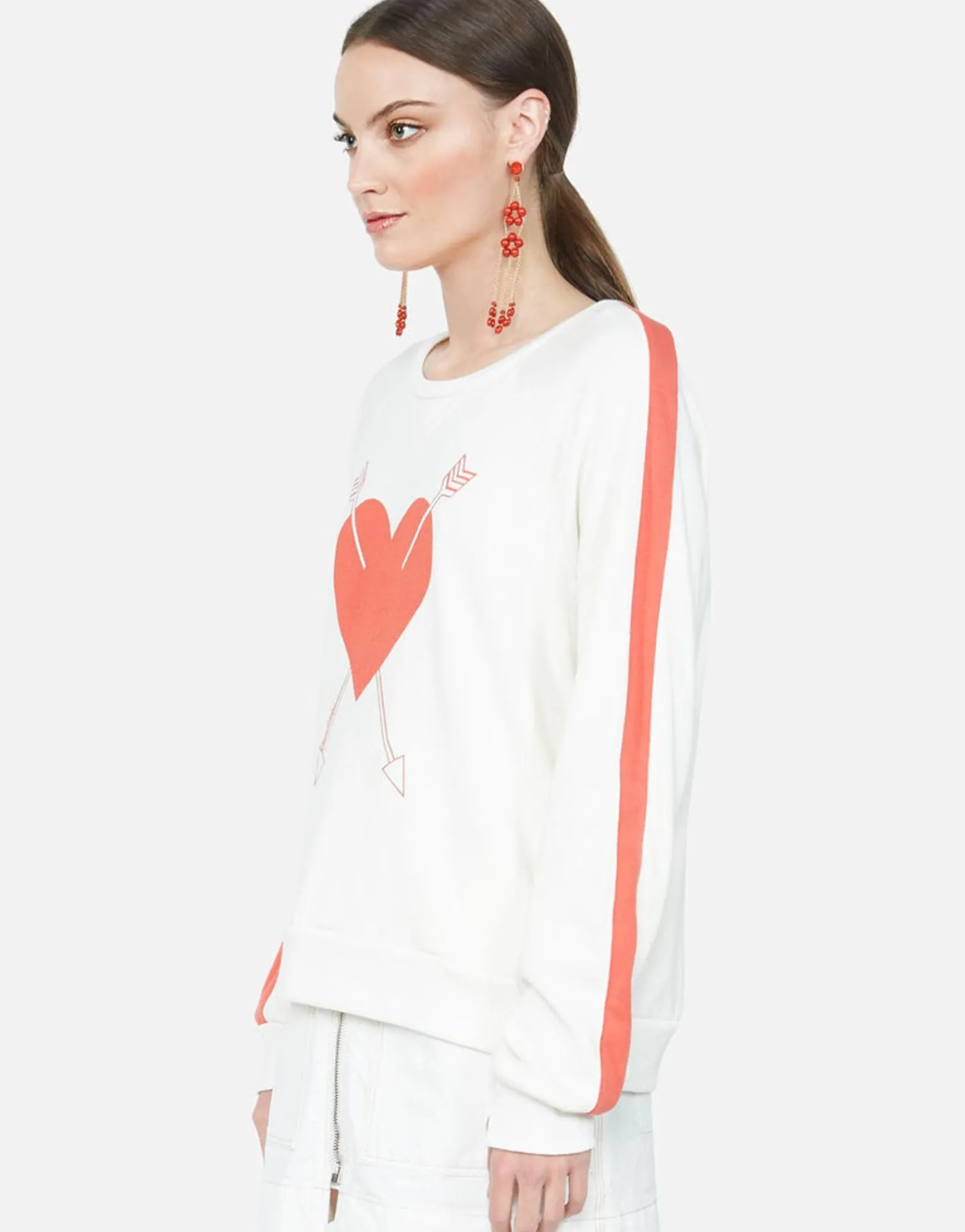 Clearance Red Arrow Rose L/S Women'S Pullover | Sia By Women Long Sleeve