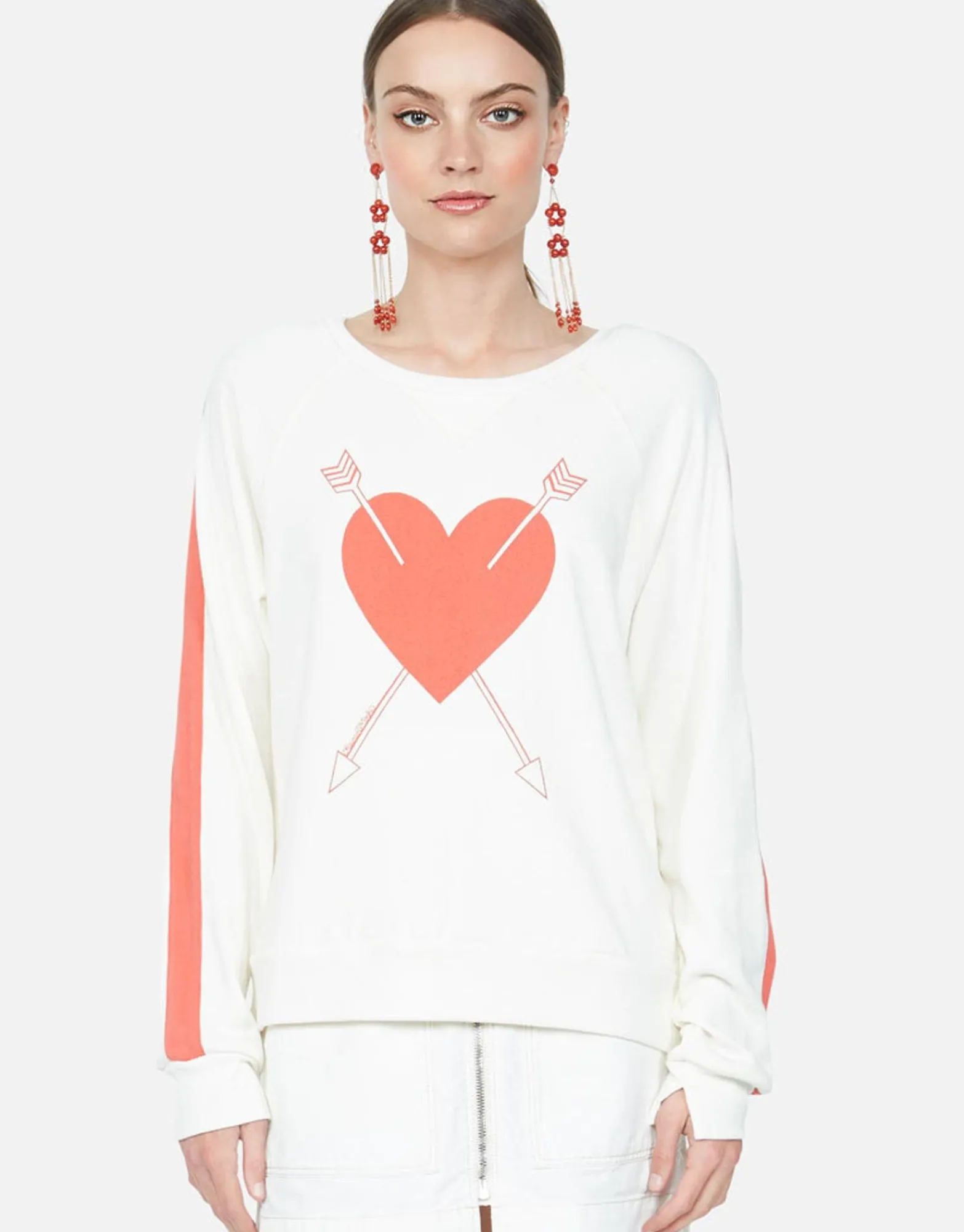 Clearance Red Arrow Rose L/S Women'S Pullover | Sia By Women Long Sleeve