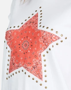 Store Red Bandana Star S/S Vintage Tee | Croft By Women Short Sleeve