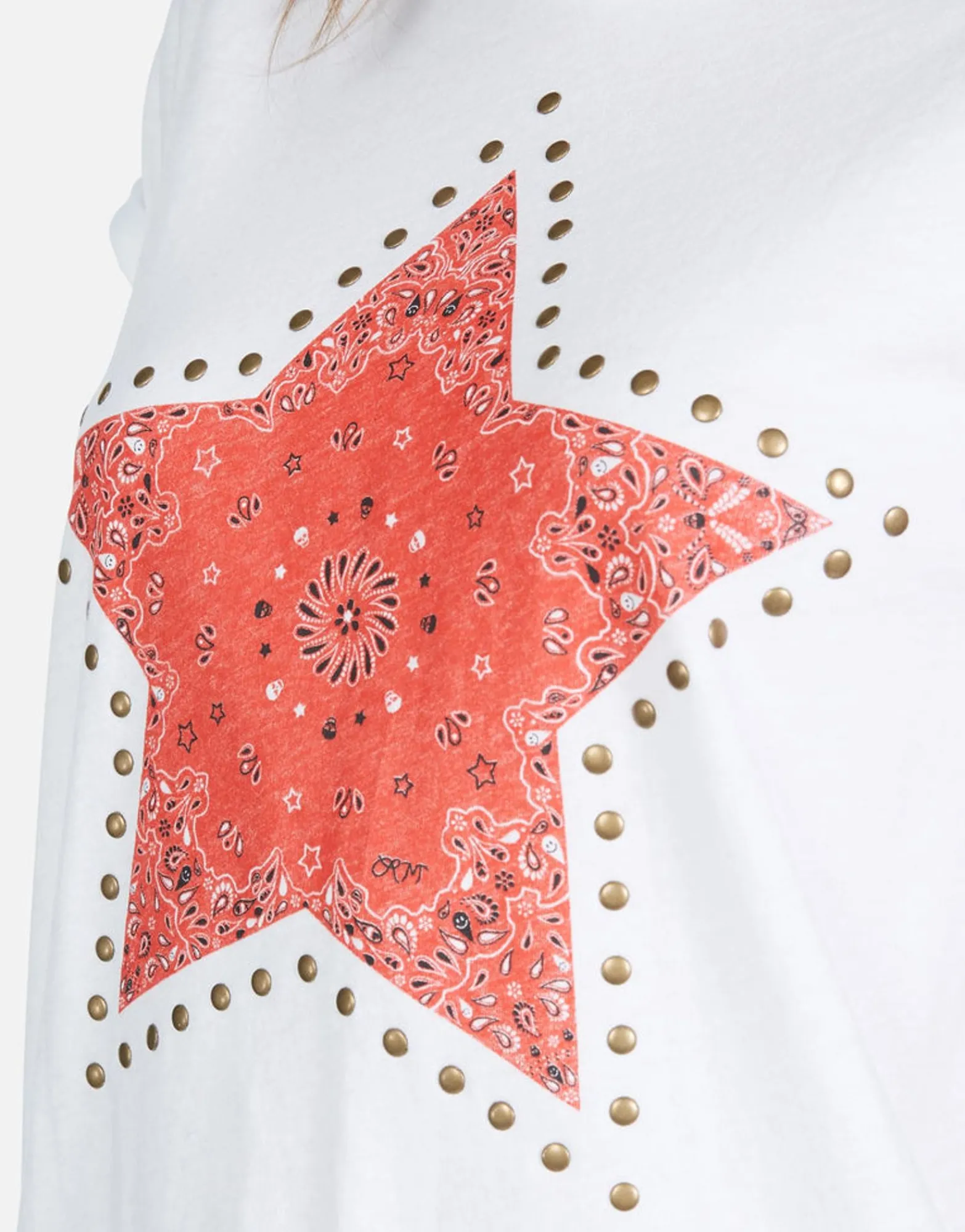 Store Red Bandana Star S/S Vintage Tee | Croft By Women Short Sleeve