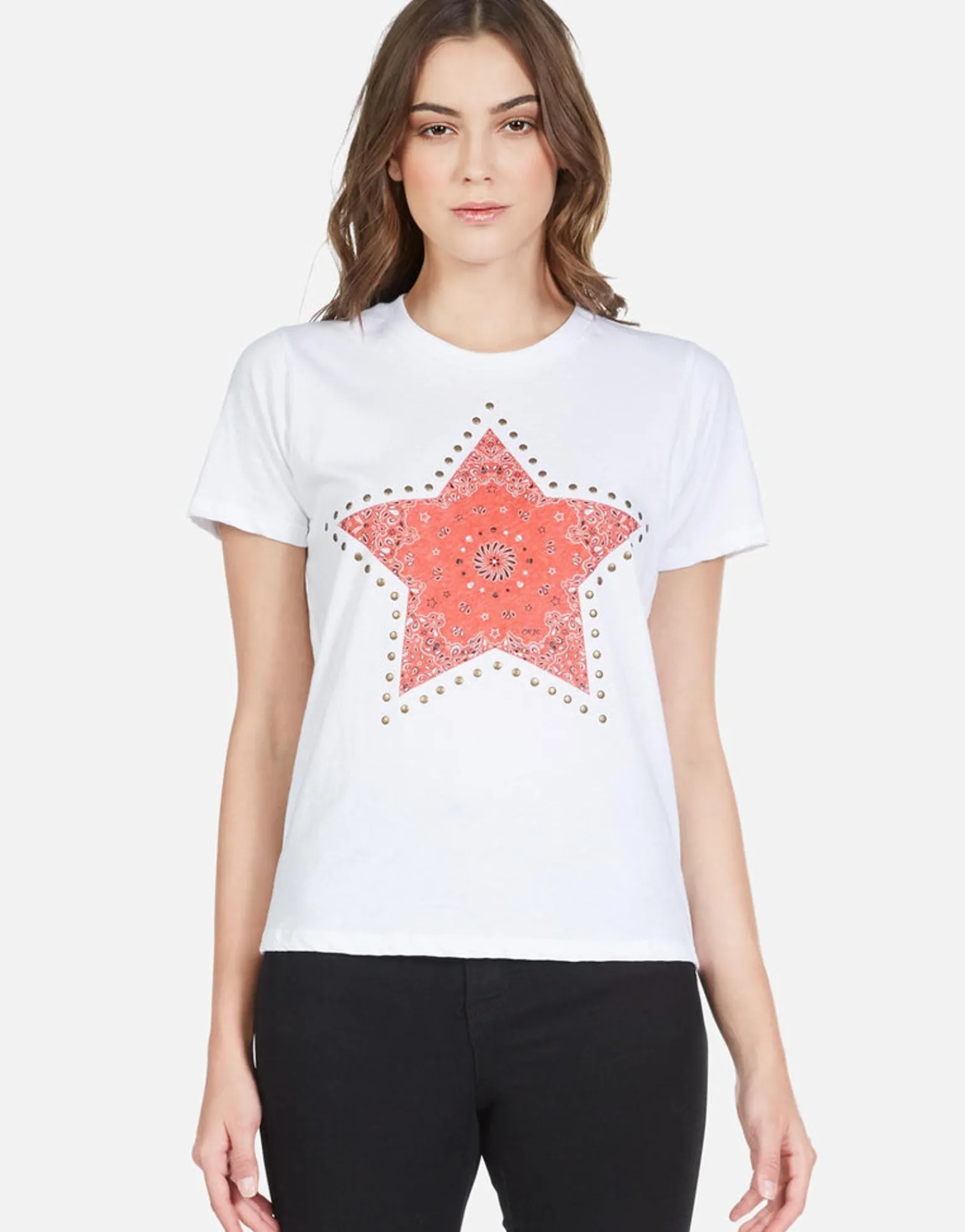 Store Red Bandana Star S/S Vintage Tee | Croft By Women Short Sleeve