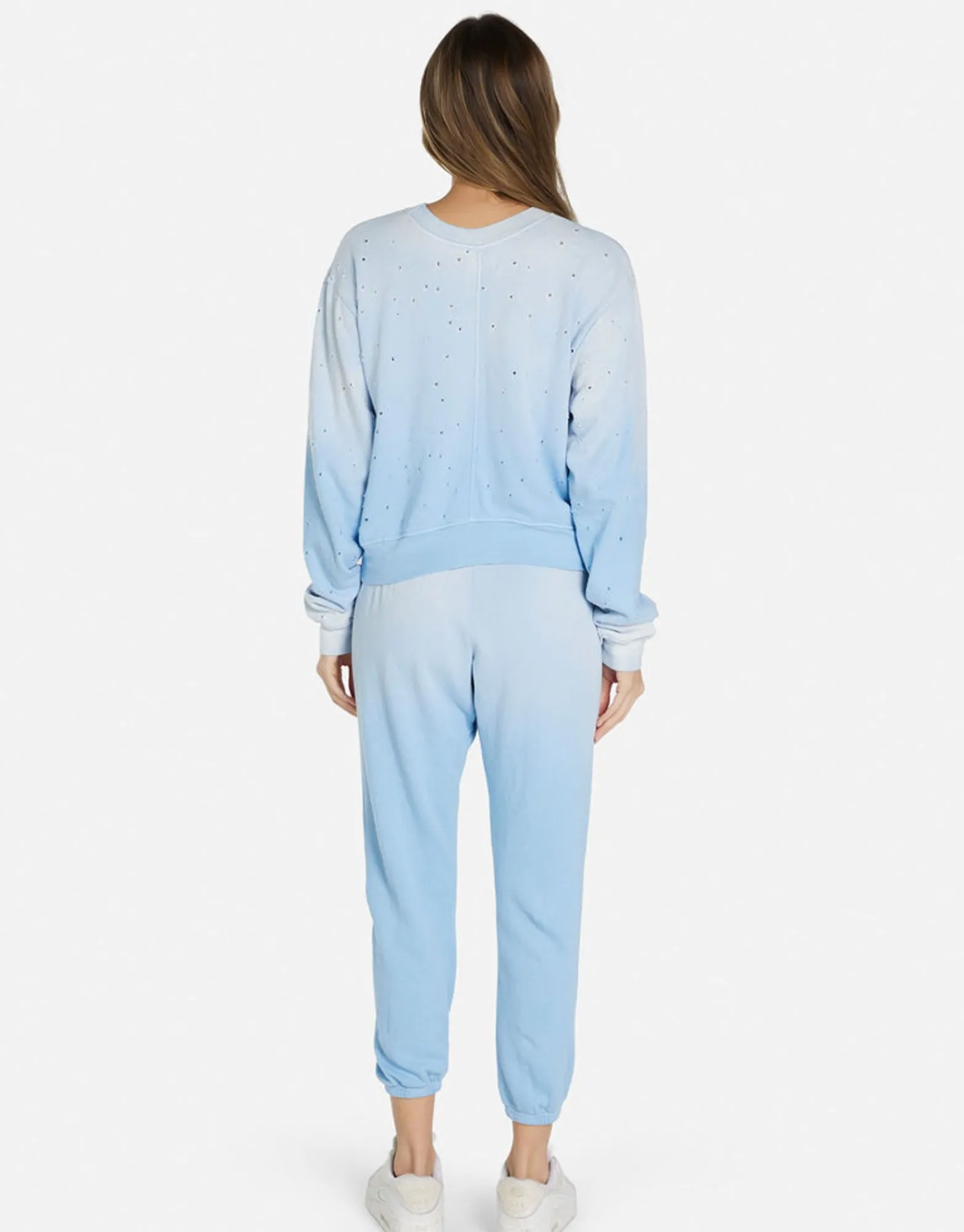 Online Retro Peace Face Crop Pullover | Spalding By Women Long Sleeve