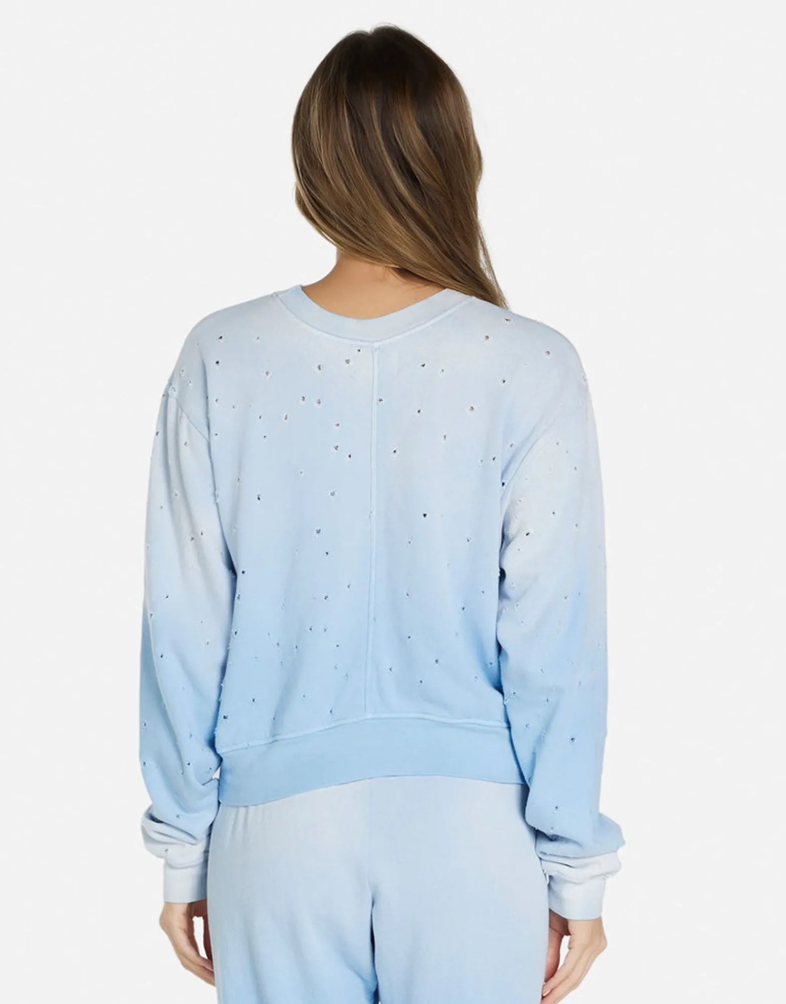 Online Retro Peace Face Crop Pullover | Spalding By Women Long Sleeve