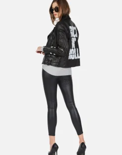 Cheap Rock 'N' Roll Leather Moto Jacket | Posey By Women Jackets