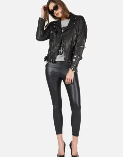 Cheap Rock 'N' Roll Leather Moto Jacket | Posey By Women Jackets