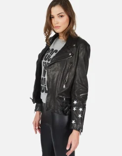 Cheap Rock 'N' Roll Leather Moto Jacket | Posey By Women Jackets
