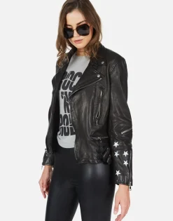 Cheap Rock 'N' Roll Leather Moto Jacket | Posey By Women Jackets