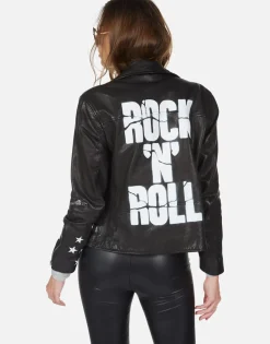 Cheap Rock 'N' Roll Leather Moto Jacket | Posey By Women Jackets