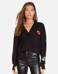 Cheap Rocker Eye L/S Henley In | Kathryn By Women Long Sleeve