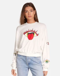 Store Rocker Eye Pullover In | Spalding By Women Long Sleeve