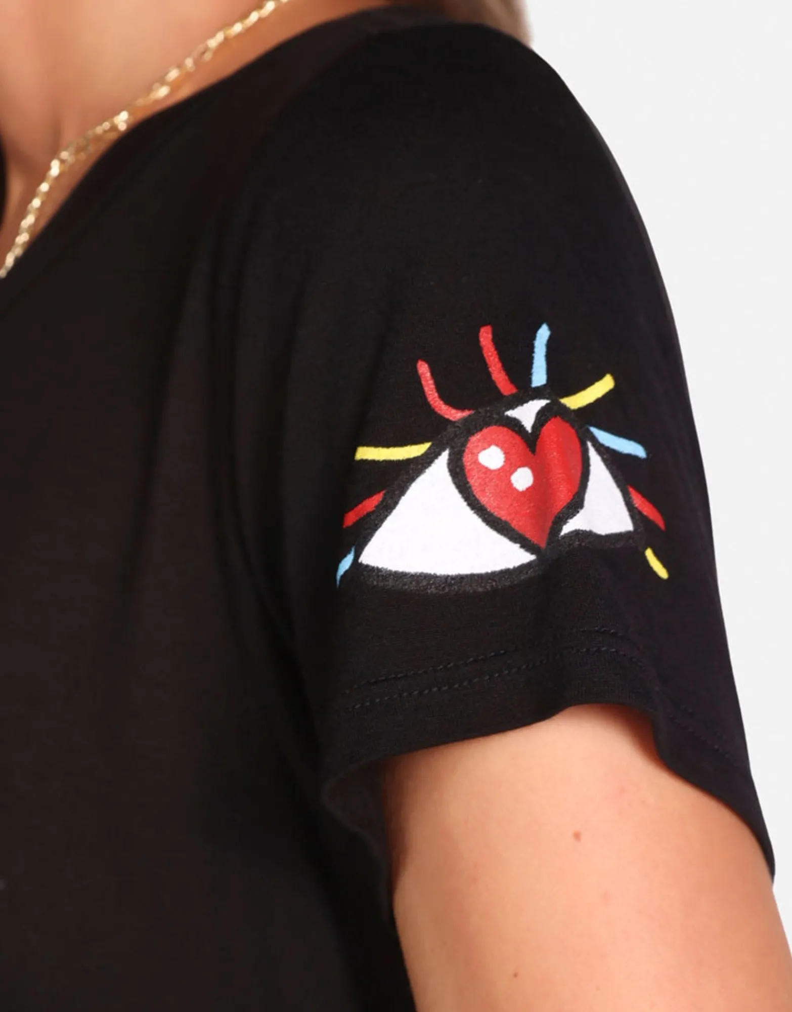 Clearance Rocker Eye S/S Tee In | Janie By Women Short Sleeve