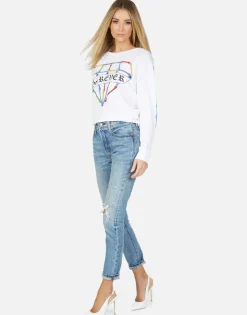 Cheap Rooney Bone Diamond Women Long Sleeve