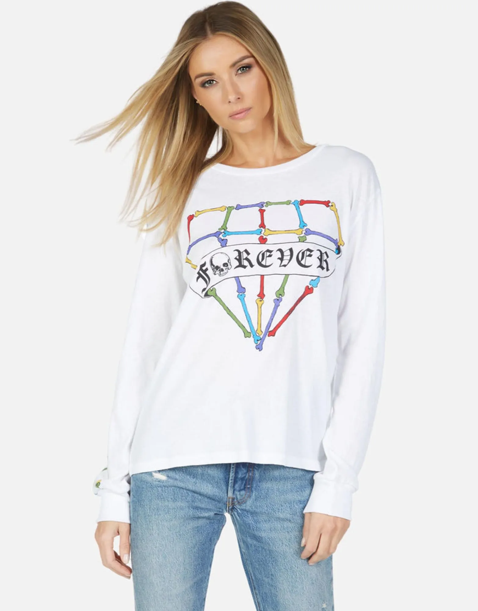 Cheap Rooney Bone Diamond Women Long Sleeve