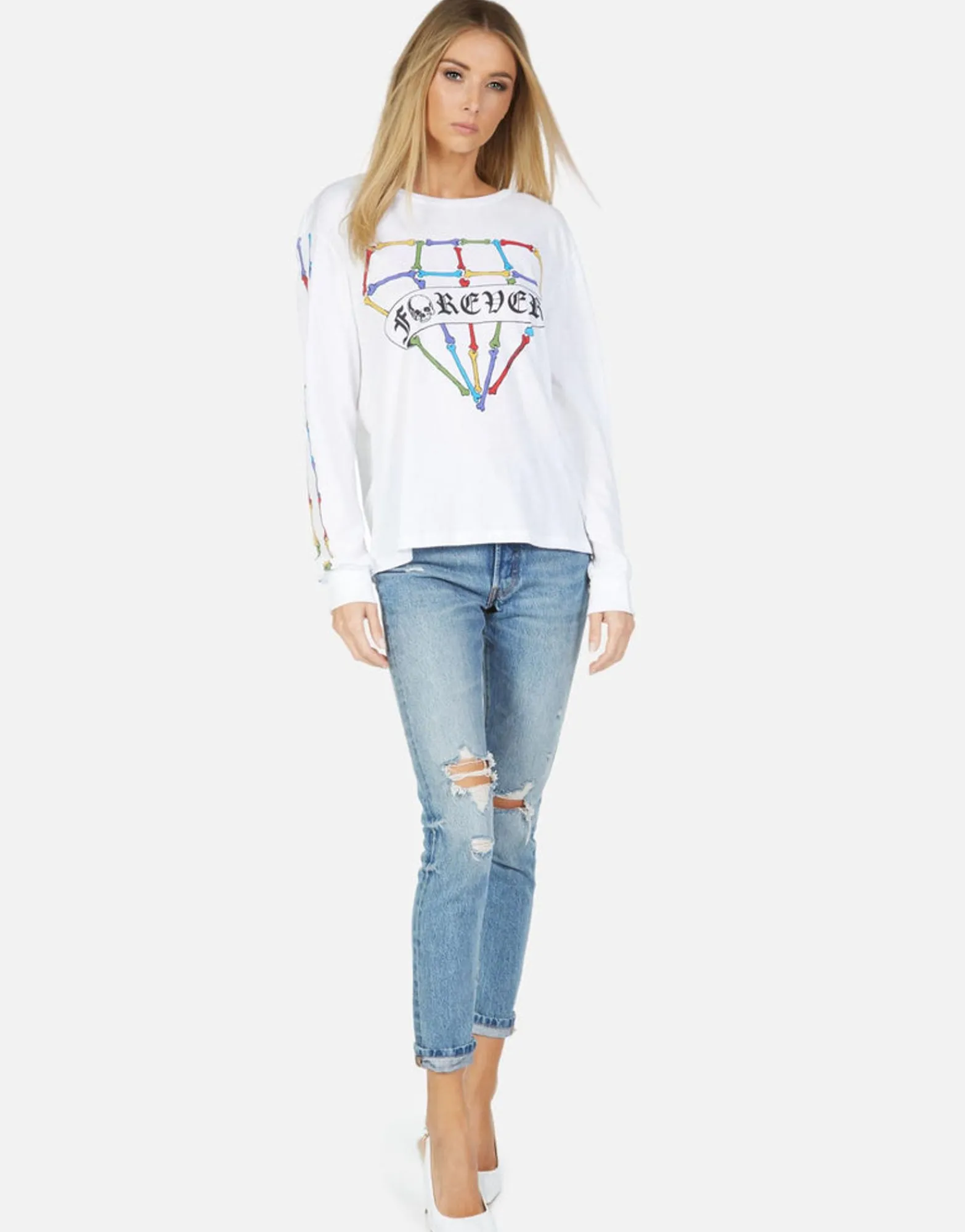 Cheap Rooney Bone Diamond Women Long Sleeve