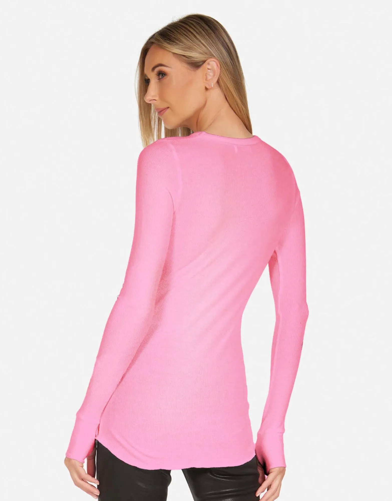 Flash Sale Rose Lip L/S Fitted Top In | Mckinley X By Women Long Sleeve