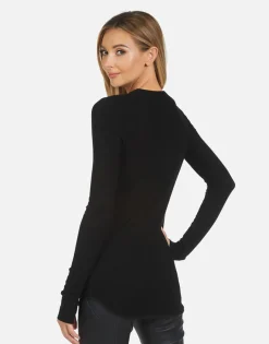 Shop Rose Lip L/S Fitted Top In | Mckinley X By Women Long Sleeve