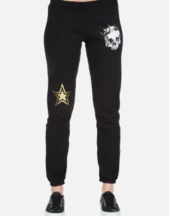 Sale Royal Skull Long Sweatpant W/ Reverse W/B | Gia By Women Long Sweatpants