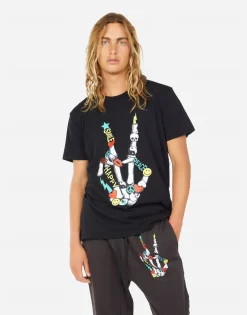 Shop Sadler Color Elements Skeleton Peace Men Tees