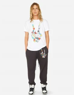 Best Sale Sadler- Color Elements Skeleton Peace Men Tees