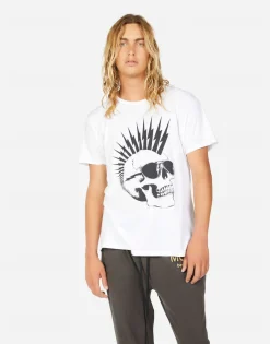 Flash Sale Sadler Moshi Lightning Skull Men Tees