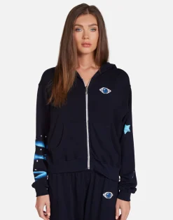 Hot Sapphire Eye Hoodie In | Lachelle By Women Hoodies
