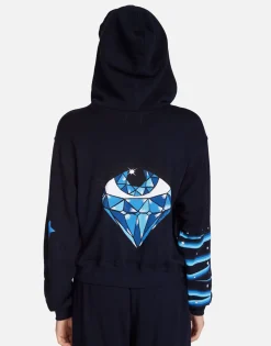 Hot Sapphire Eye Hoodie In | Lachelle By Women Hoodies