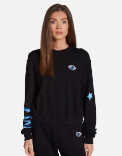 Sale Sapphire Eye Pullover In | Spalding By Women Long Sleeve
