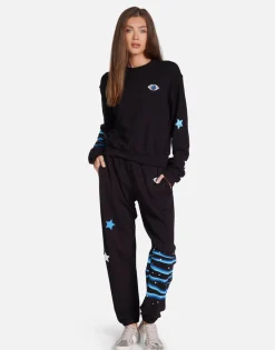 Sale Sapphire Eye Pullover In | Spalding By Women Long Sleeve
