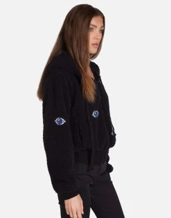Store Sapphire Eye Sherpa Jacket In | Lumi By Women Jackets